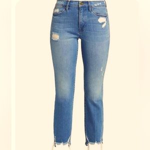 Frame distressed jeans